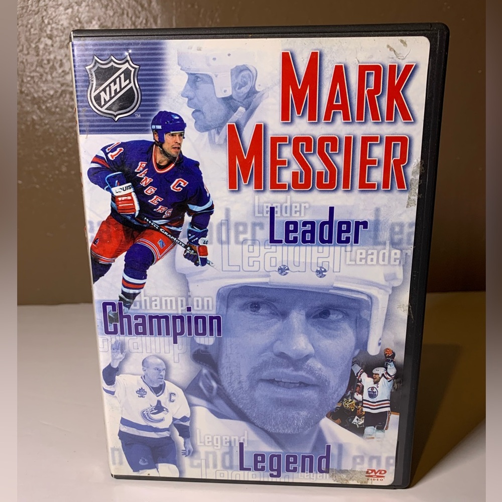 NHL Mark Messier DVD - Red, Blue, White